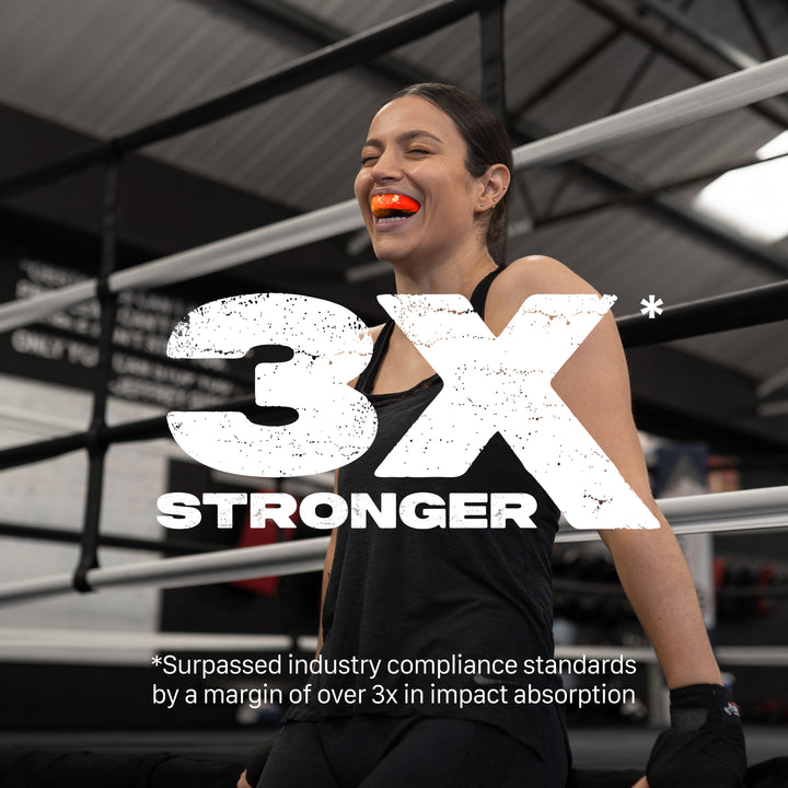 SAFEJAWZ® Intro Series Mouthguard - Fluro Orange