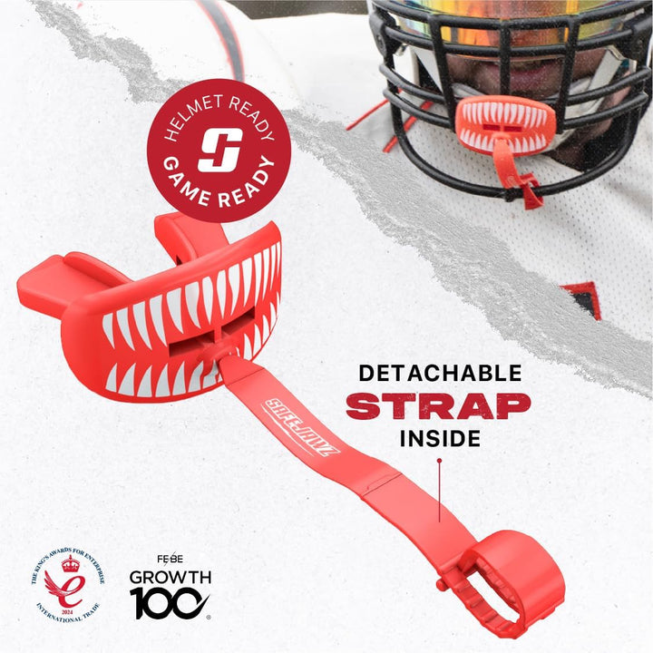 SAFEJAWZ Lip Guard Viper Red - One Size