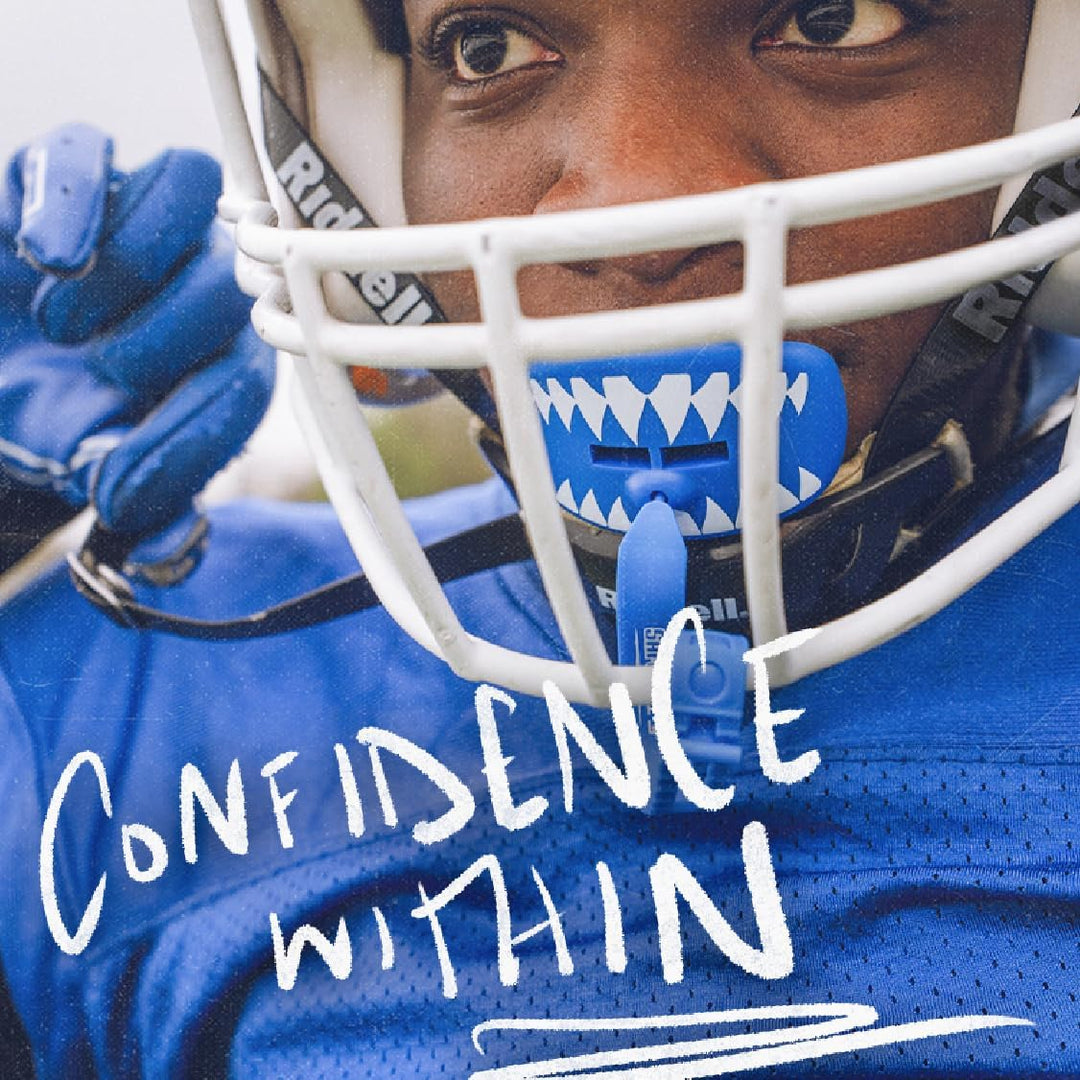 SAFEJAWZ Lip Guard Shark Blue - One Size