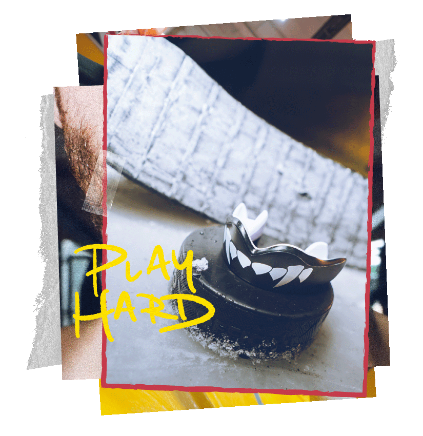 Mouthguard for ice hockey