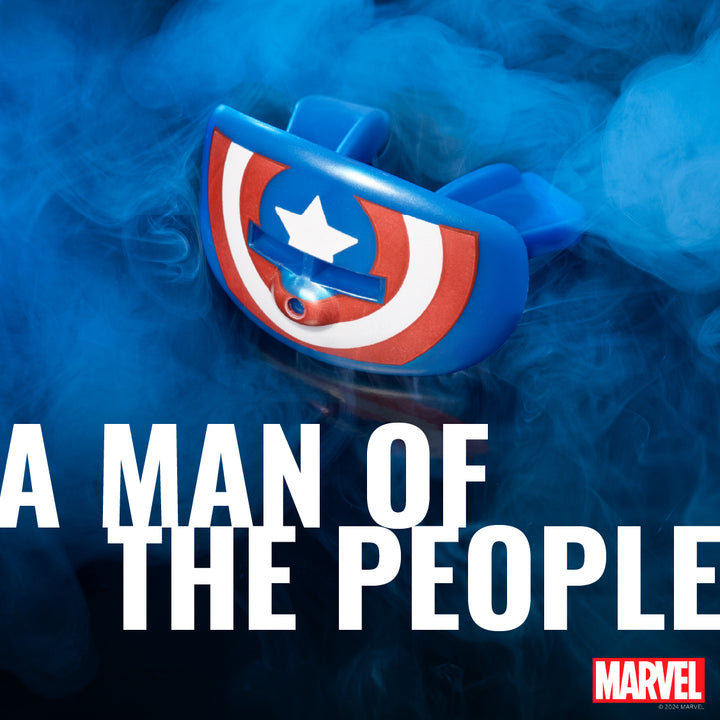 SafeJawz Marvel Lip Guard Captain America Mouthguard