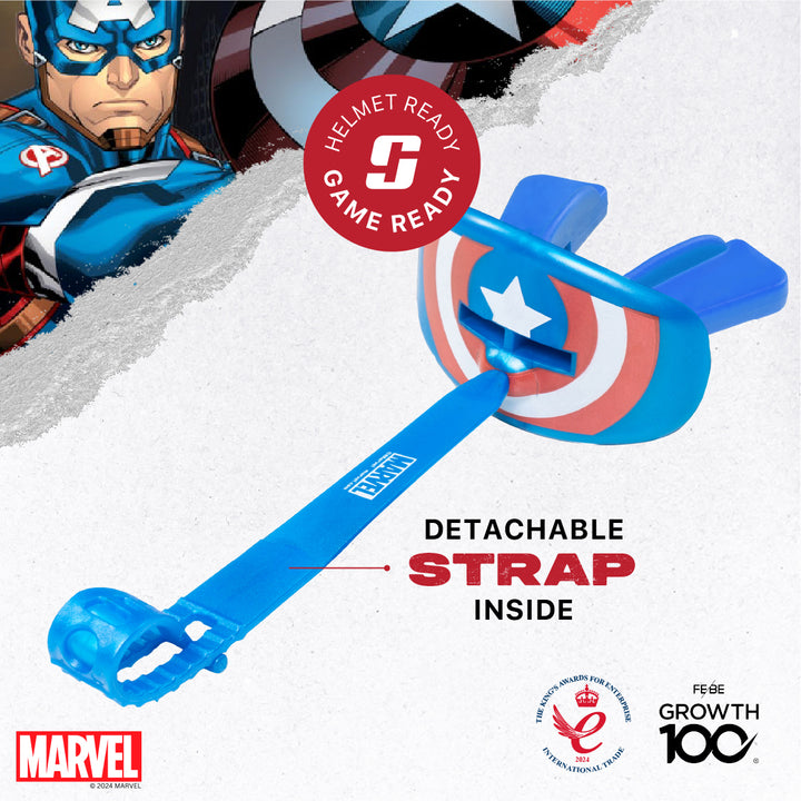 SafeJawz Marvel Lip Guard Captain America Mouthguard