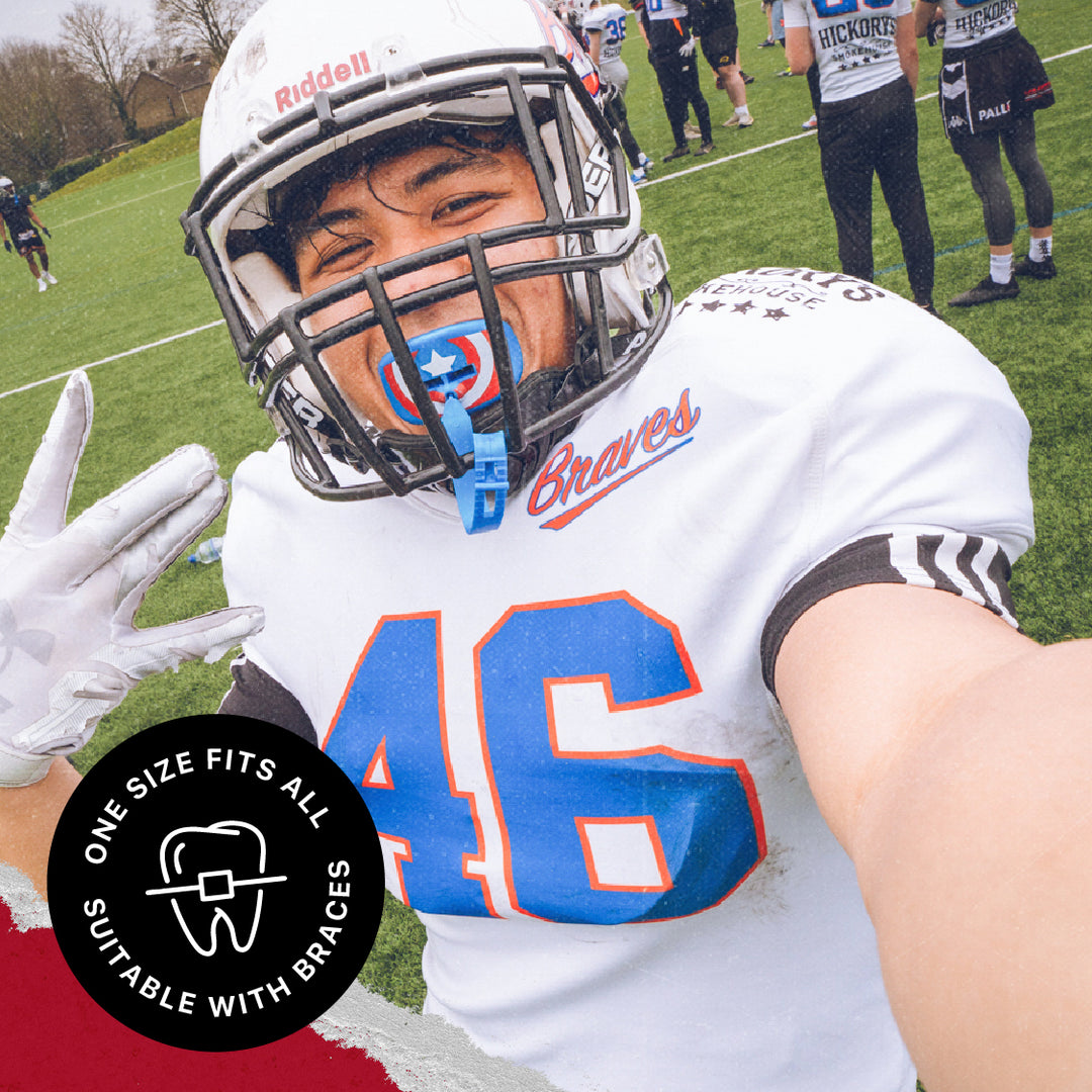 SafeJawz Marvel Lip Guard Captain America Mouthguard