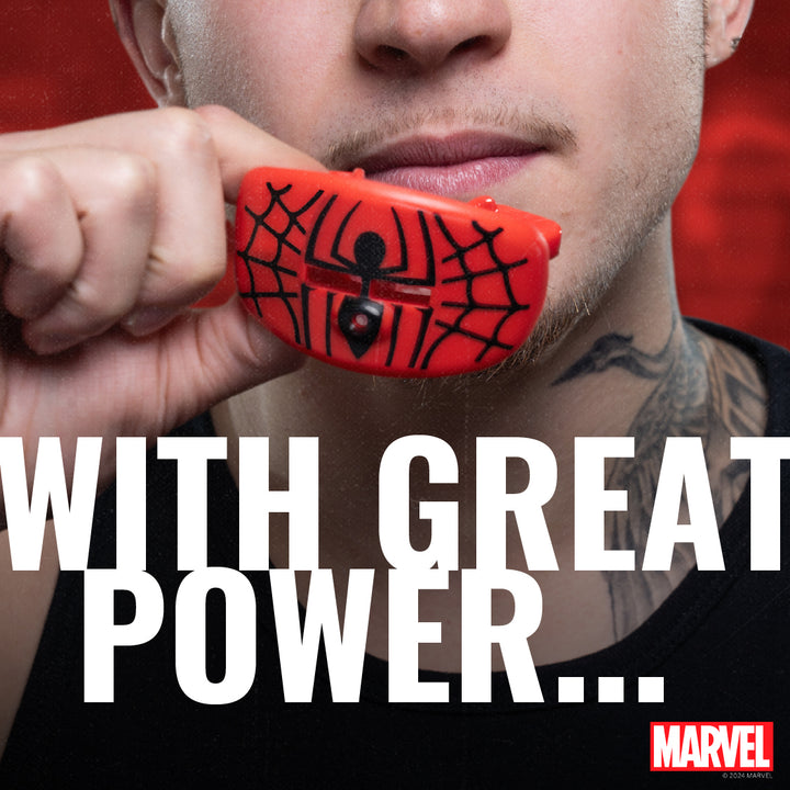 SafeJawz Marvel Lip Guard Spider-Man Mouthguard