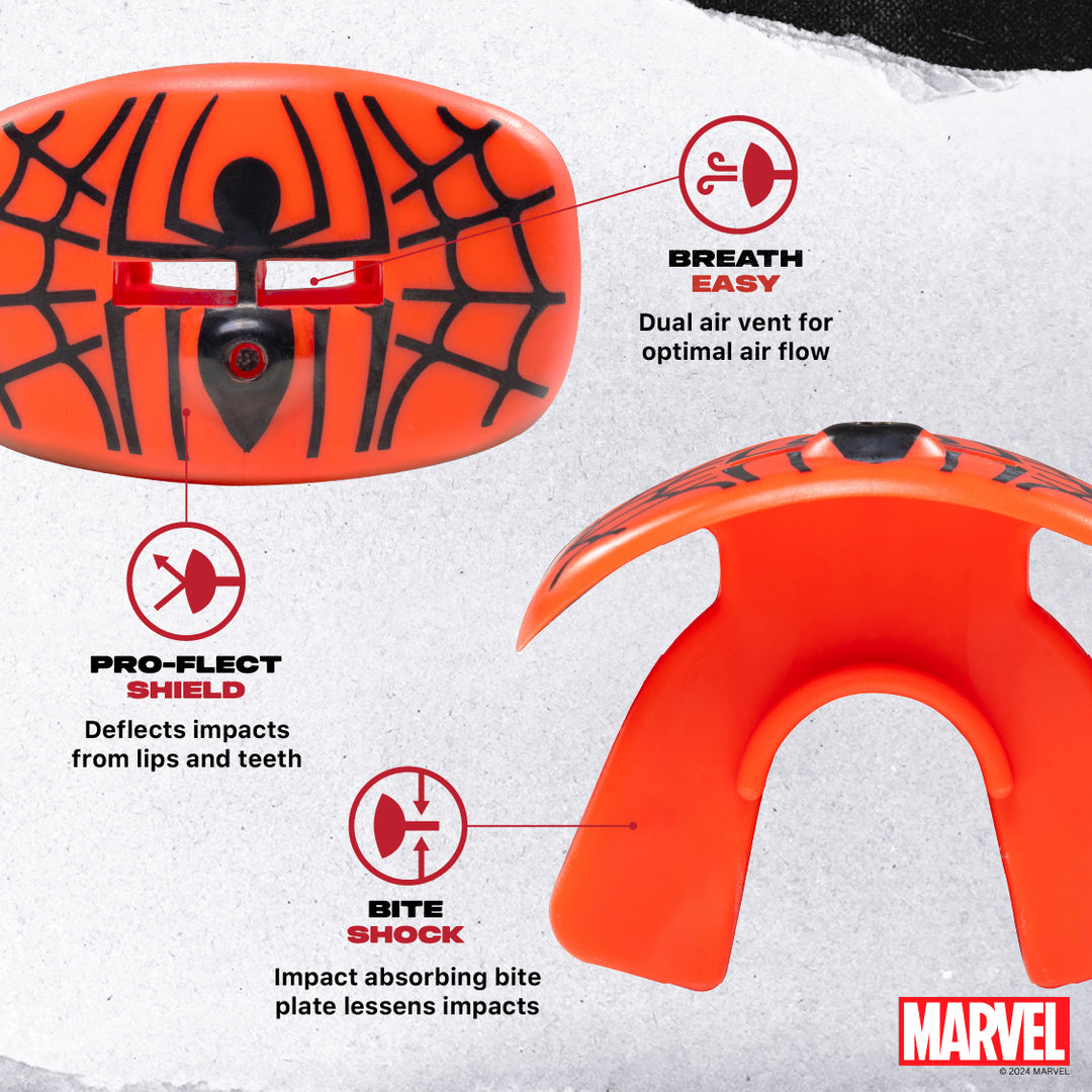 SafeJawz Marvel Lip Guard Spider-Man Mouthguard