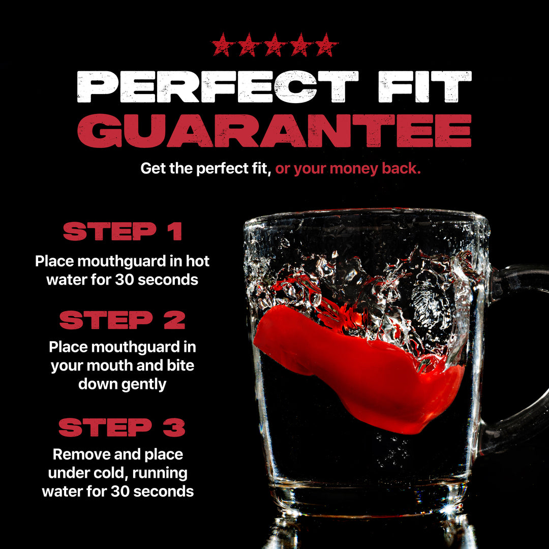 SAFEJAWZ® Mouthguard for Braces - Red