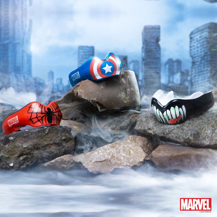 SAFEJAWZ Marvel Spider-Man Mouthguard For Braces - Red