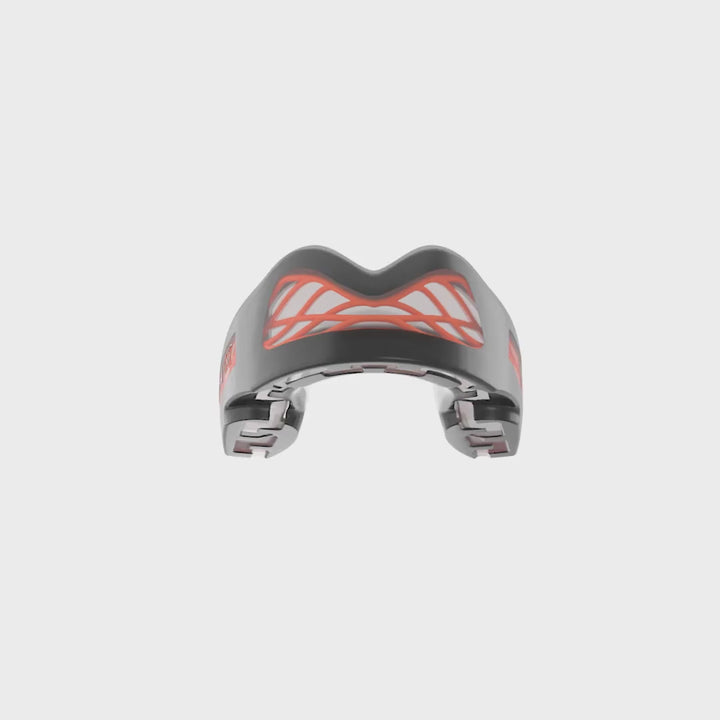 SAFEJAWZ Nitro Mouthguard - Black and Red - Adult