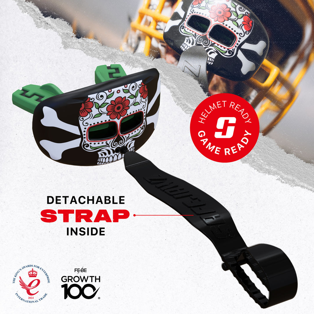 SAFEJAWZ Extro Series Lip Protector - Skull