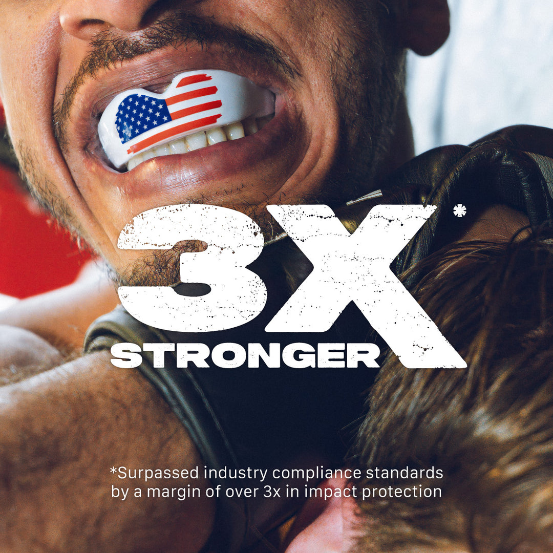 SafeJawz Extro Flags Range Mouthguard USA