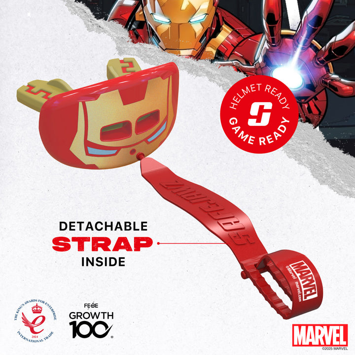 SafeJawz Marvel Lip Guard Iron Man Mouthguard