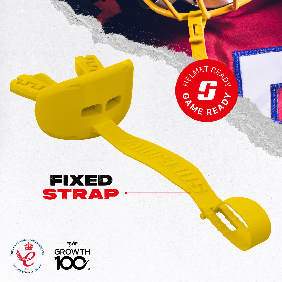 SAFEJAWZ Intro Series Lip Guard - Yellow