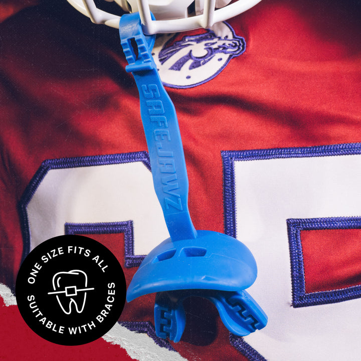 SAFEJAWZ Intro Series Lip Guard- Blue
