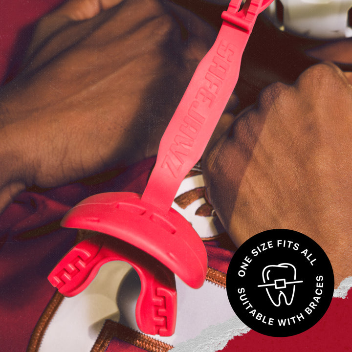 SAFEJAWZ Intro Series Lip Guard - Red