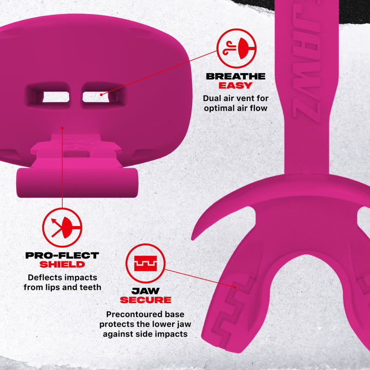 SAFEJAWZ Intro Series Lip Guard - Pink