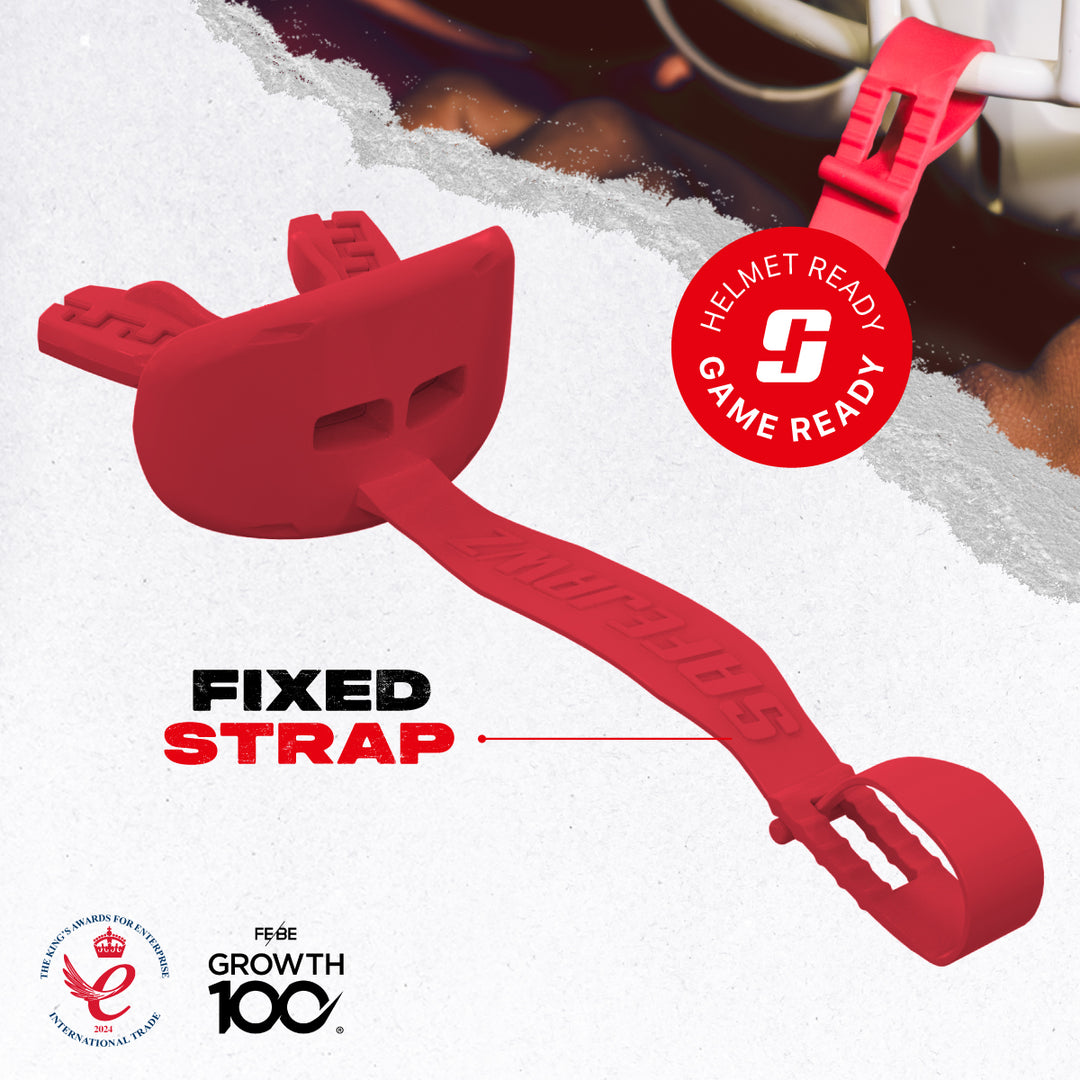 SAFEJAWZ Intro Series Lip Guard - Red