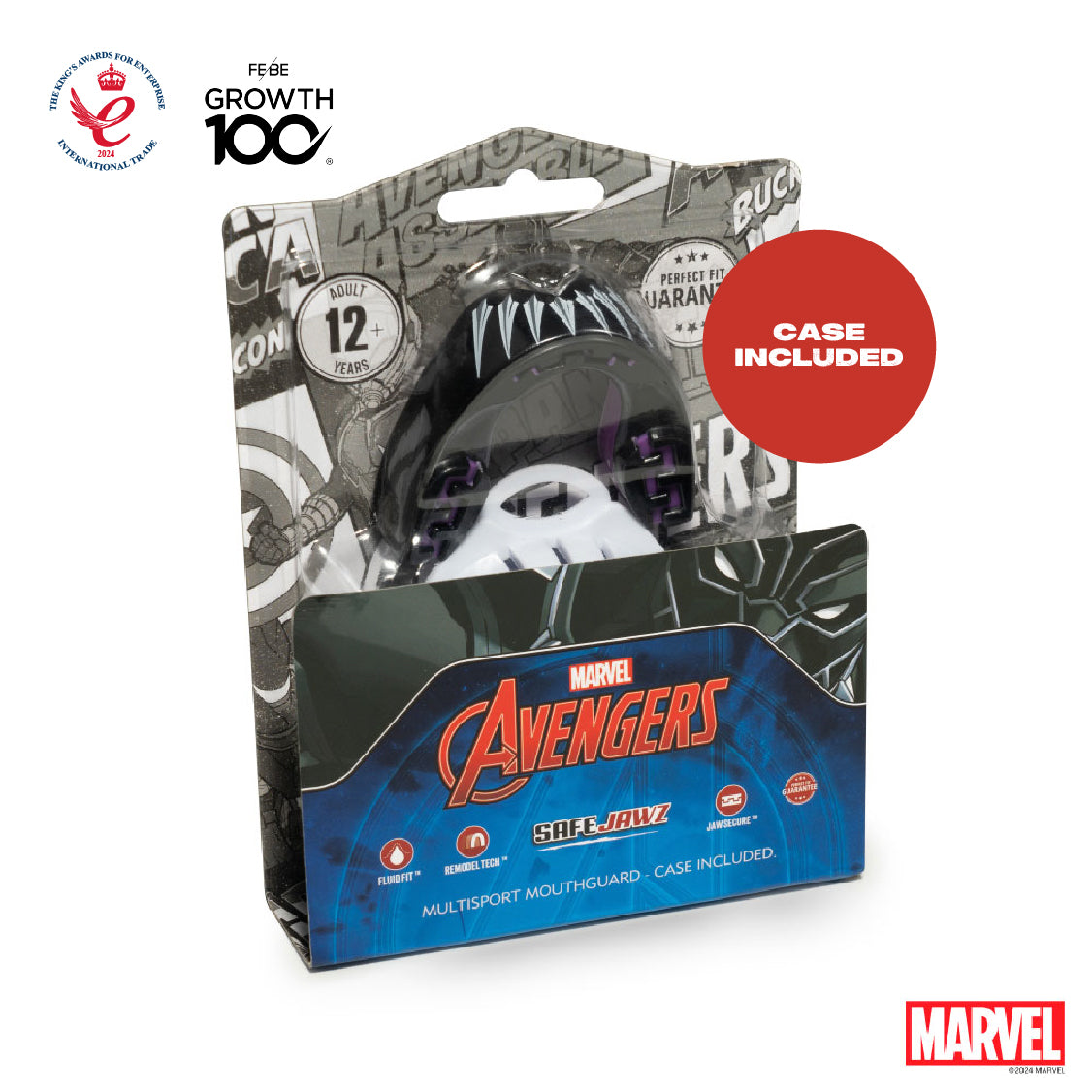 SafeJawz Marvel Black Panther Mouthguard
