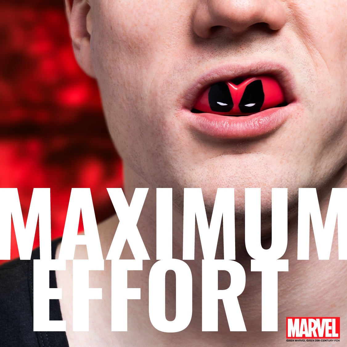 SafeJawz Marvel Deadpool Mouthguard Adults