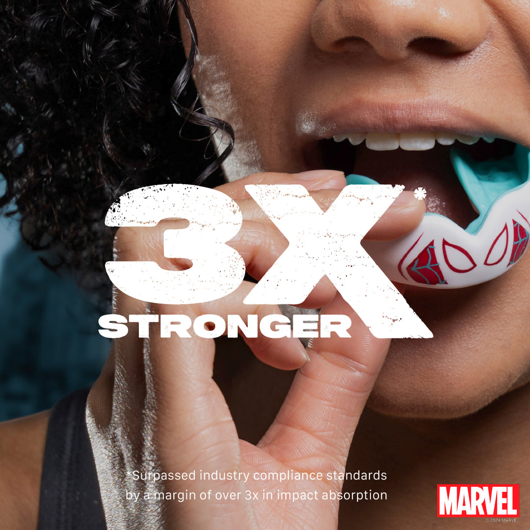 SafeJawz Marvel Spider-Gwen Mouthguard - White