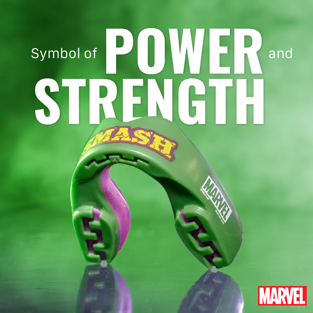 SafeJawz Marvel The Hulk Mouthguard - Green