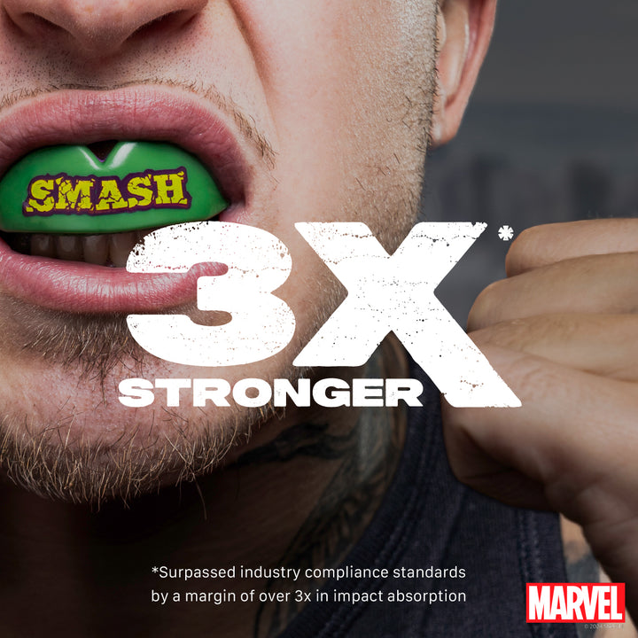 SafeJawz Marvel The Hulk Mouthguard - Green
