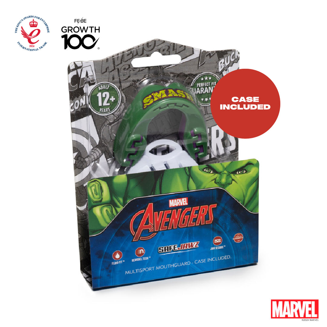 SafeJawz Marvel The Hulk Mouthguard - Green