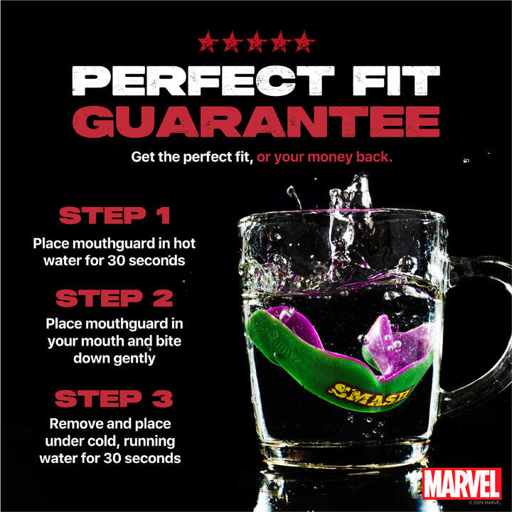 SafeJawz Marvel The Hulk Mouthguard - Green