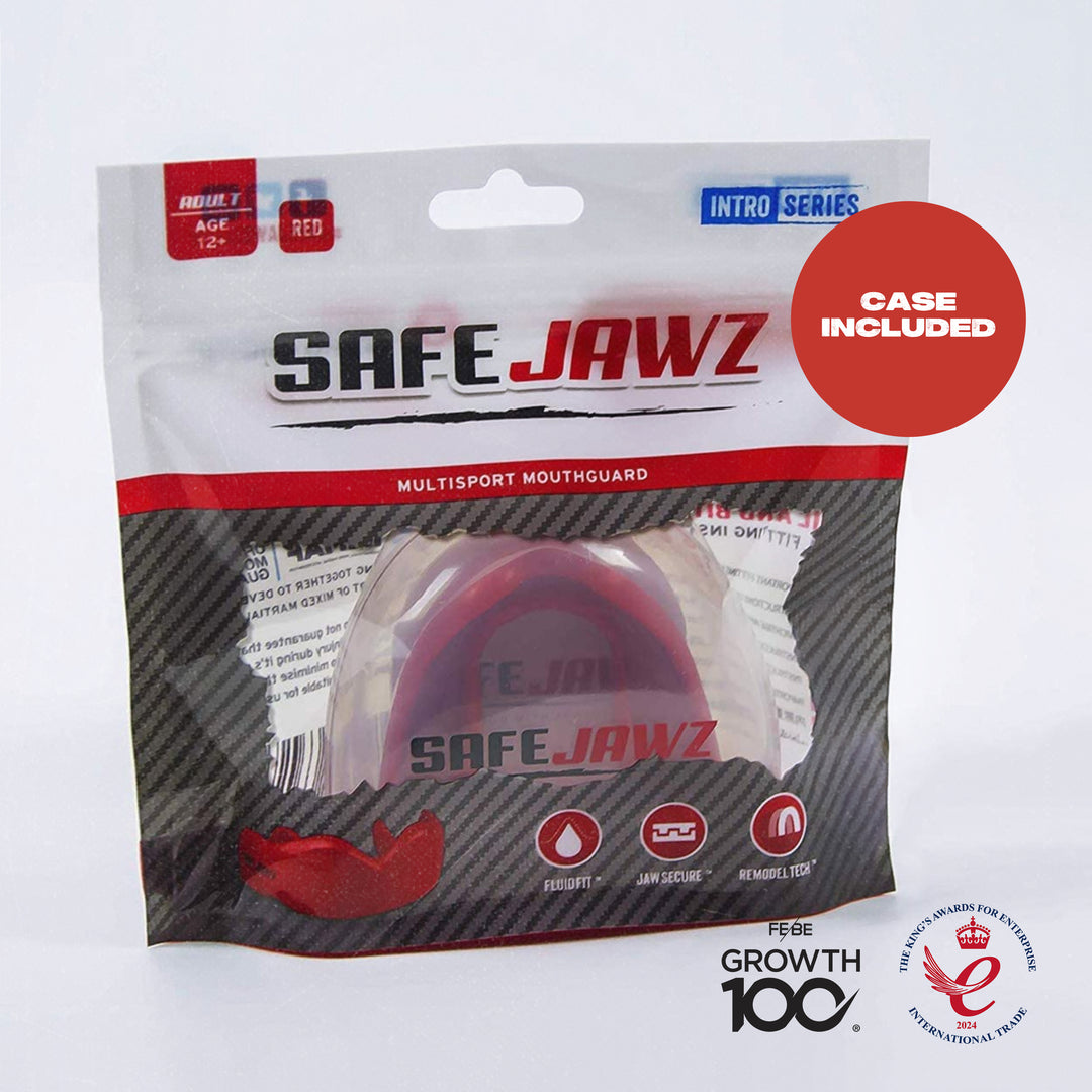 SAFEJAWZ Intro Series Mouthguard Bundle – Red