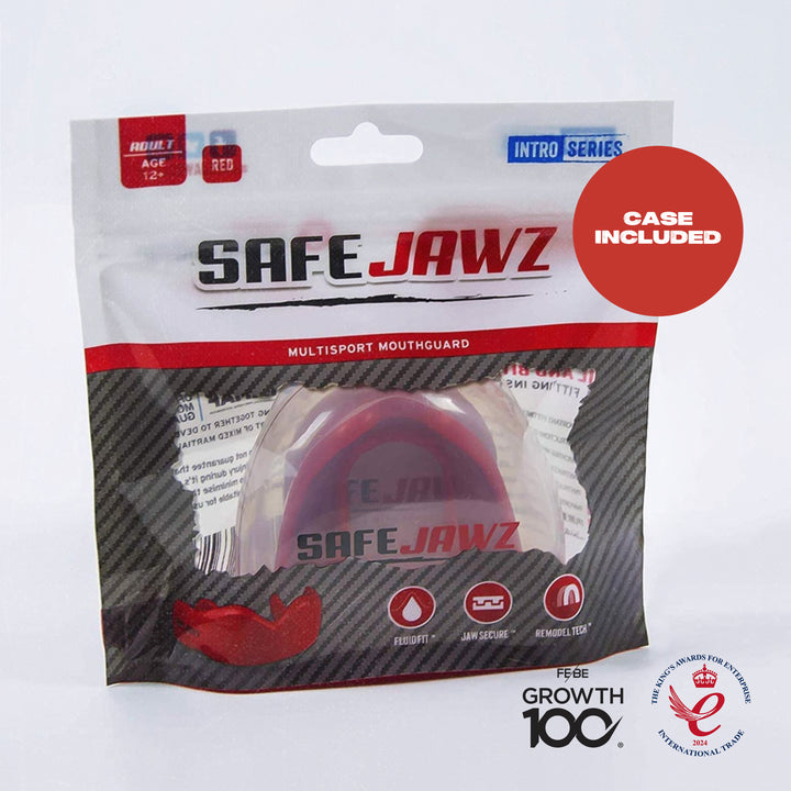SAFEJAWZ Intro Series Mouthguard Bundle – Red