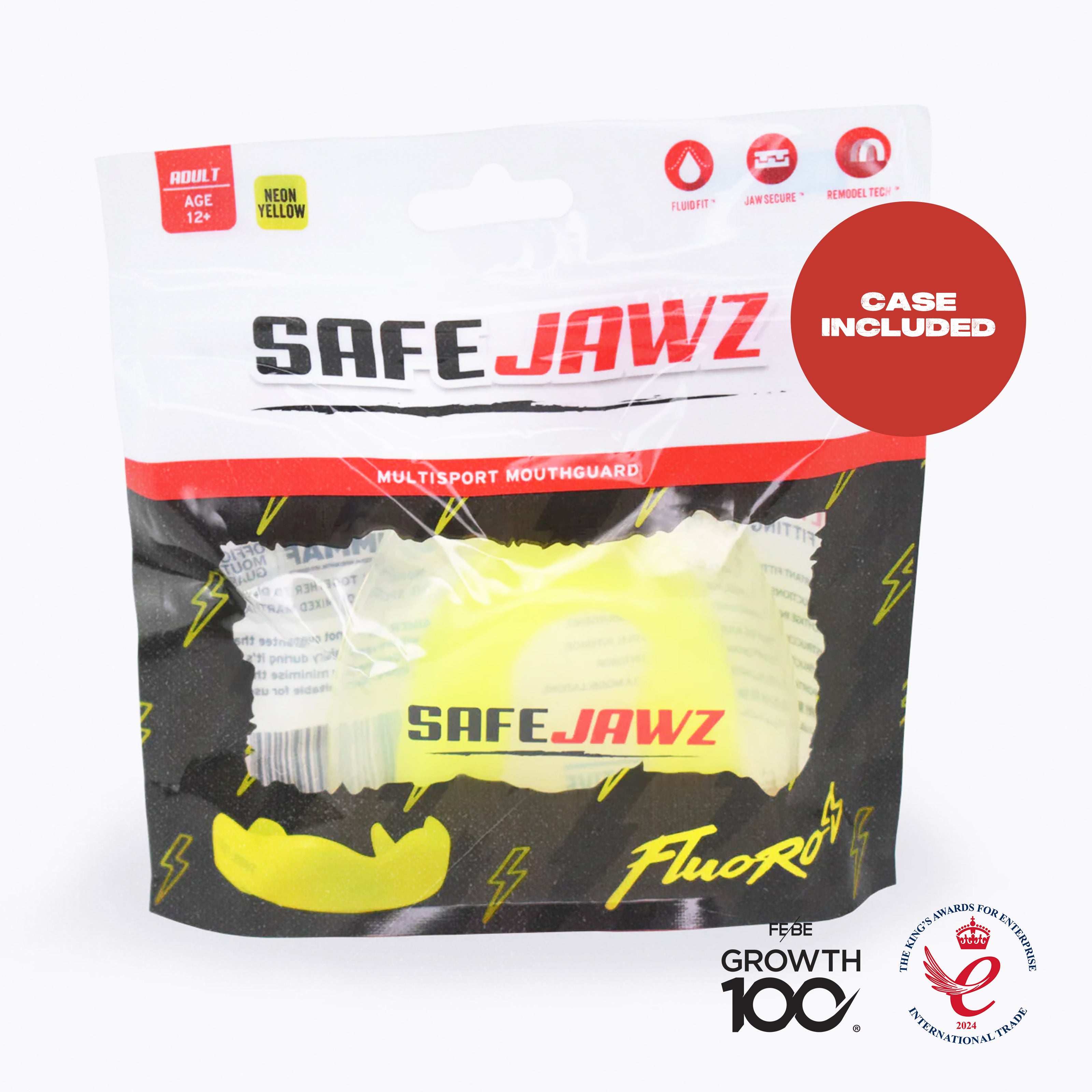 SAFEJAWZ® Intro Series - Fluro Yellow