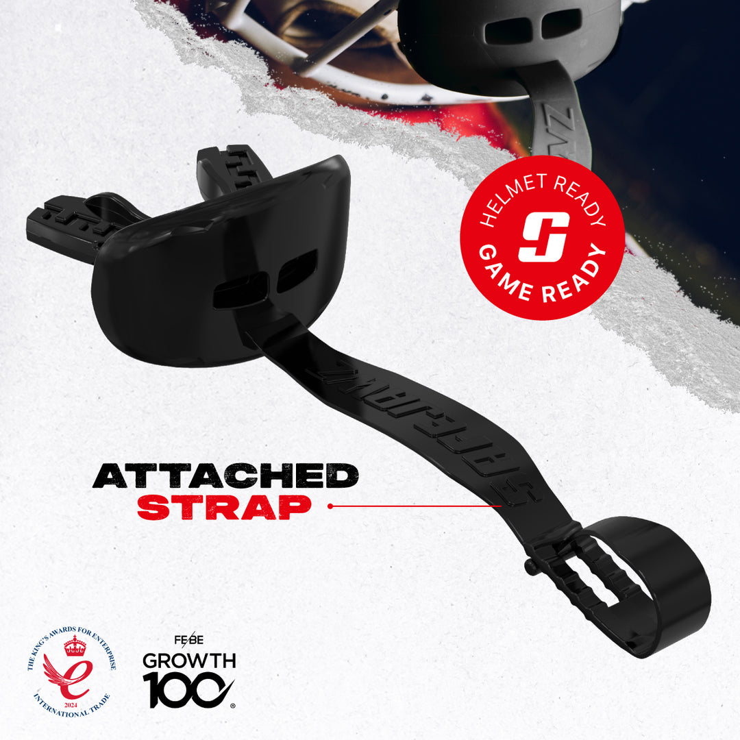 SAFEJAWZ Intro Series Lip Guard - Black