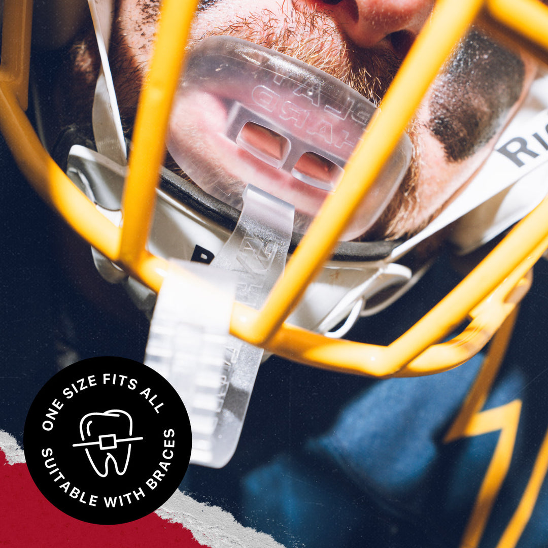 SAFEJAWZ Intro Series Lip Guard- Clear