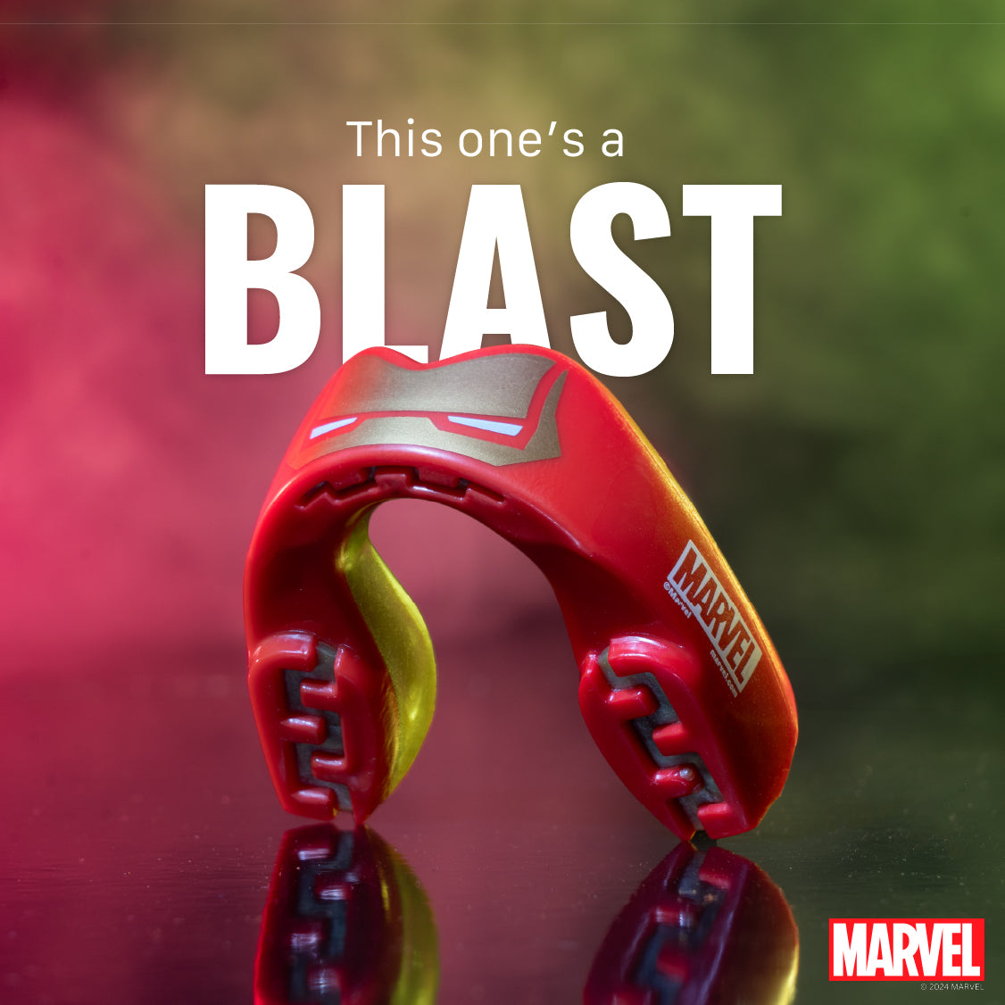 SafeJawz Marvel Iron-Man Mouthguard