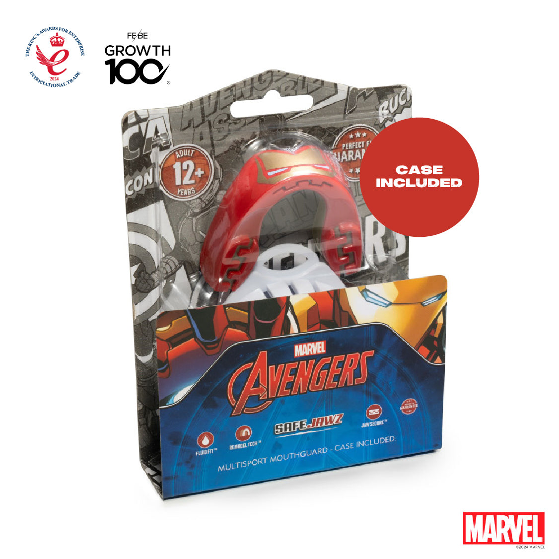 SafeJawz Marvel Iron-Man Mouthguard