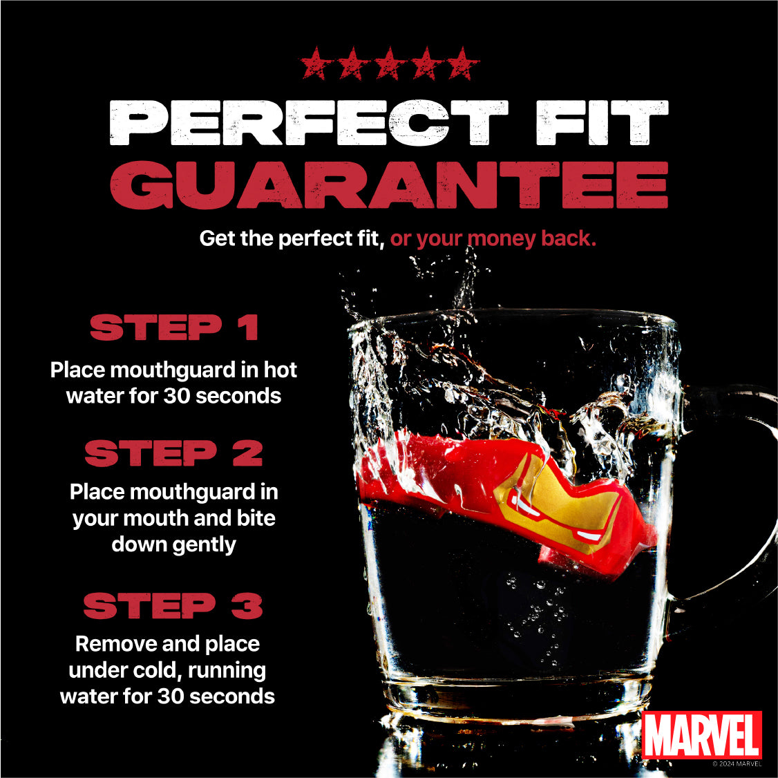 SafeJawz Marvel Iron-Man Mouthguard