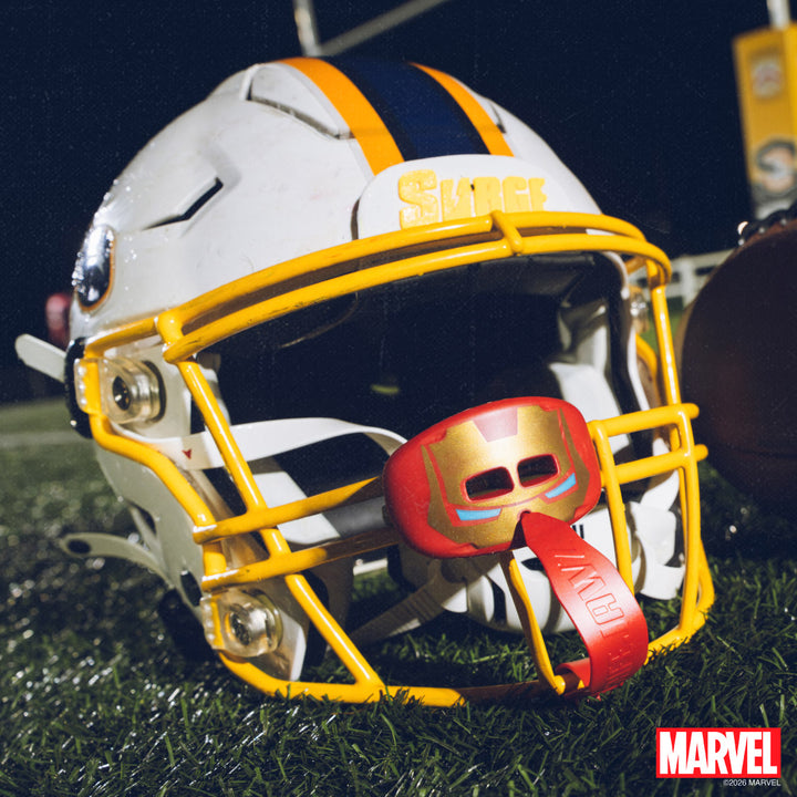 SafeJawz Marvel Lip Guard Iron Man Mouthguard