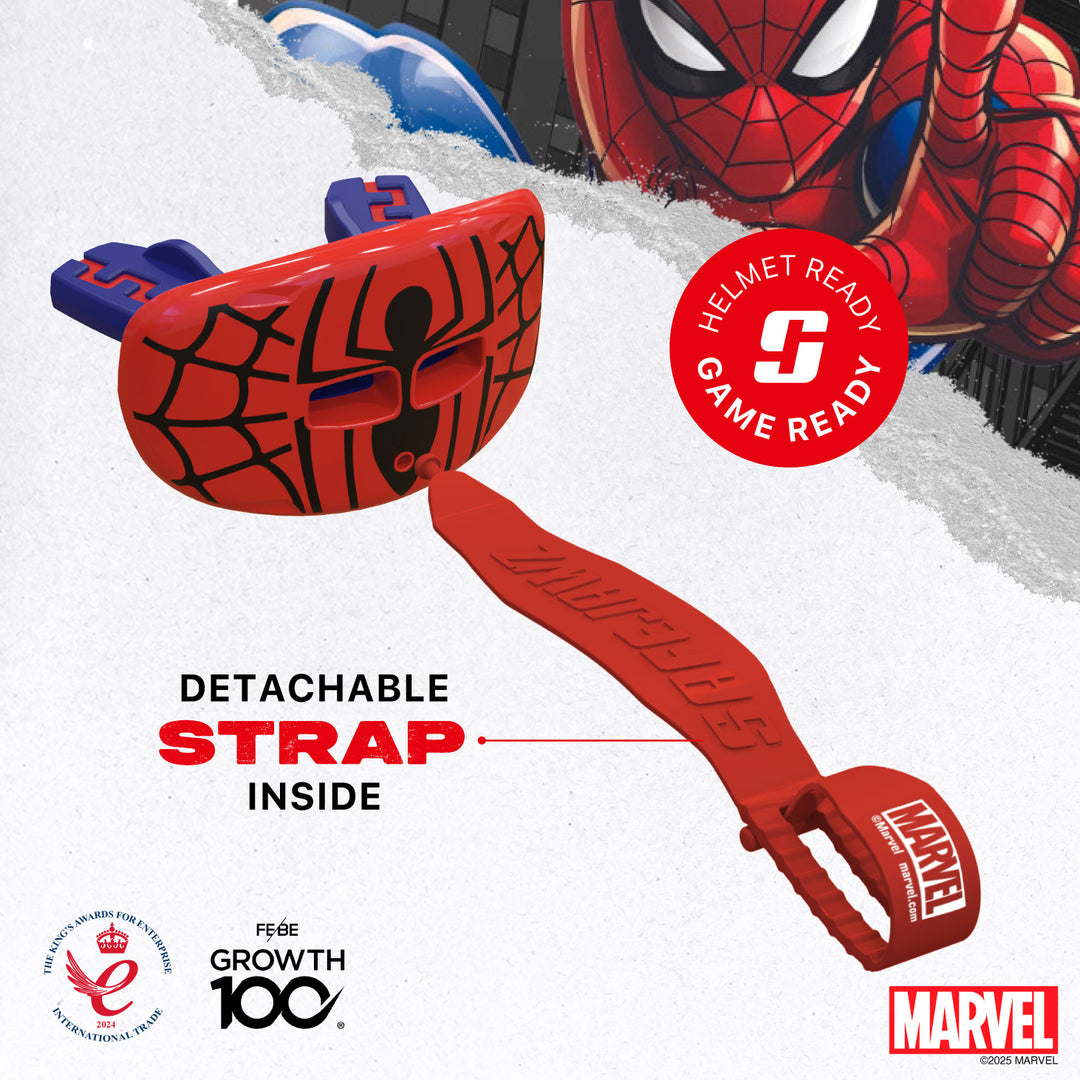 SafeJawz Marvel Lip Guard Spider-Man Mouthguard