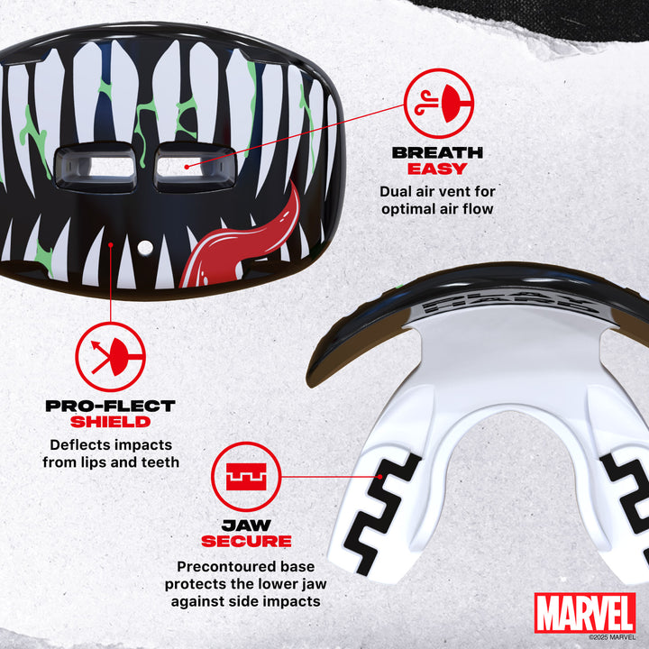 SafeJawz Marvel Lip Guard Venom Mouthguard