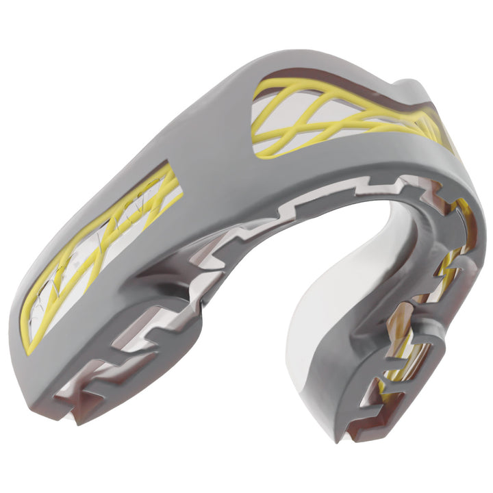 SAFEJAWZ Nitro Mouthguard - Grey and Yellow - Adult