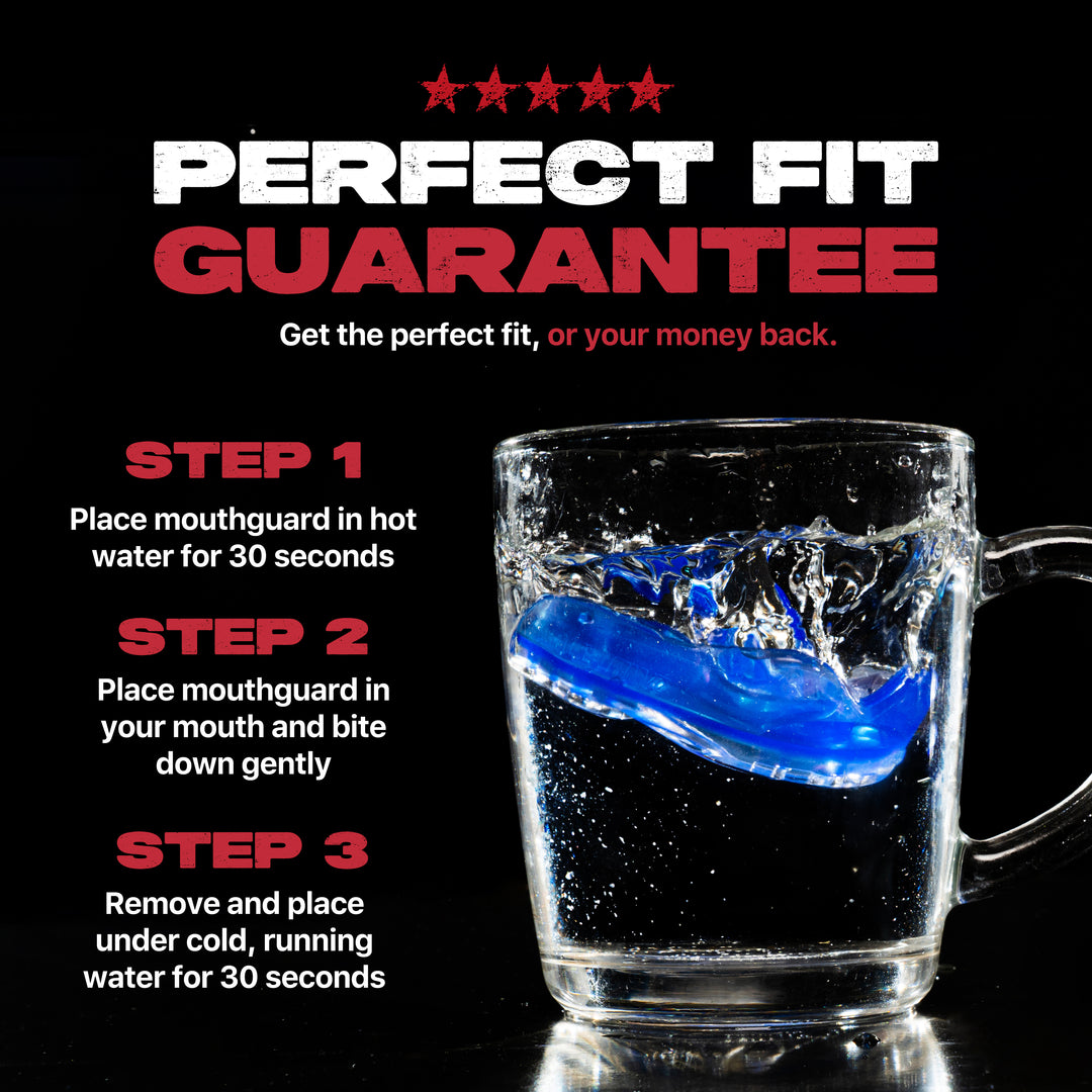 SAFEJAWZ® Extro Series 'ICE' Mouthguard - Blue