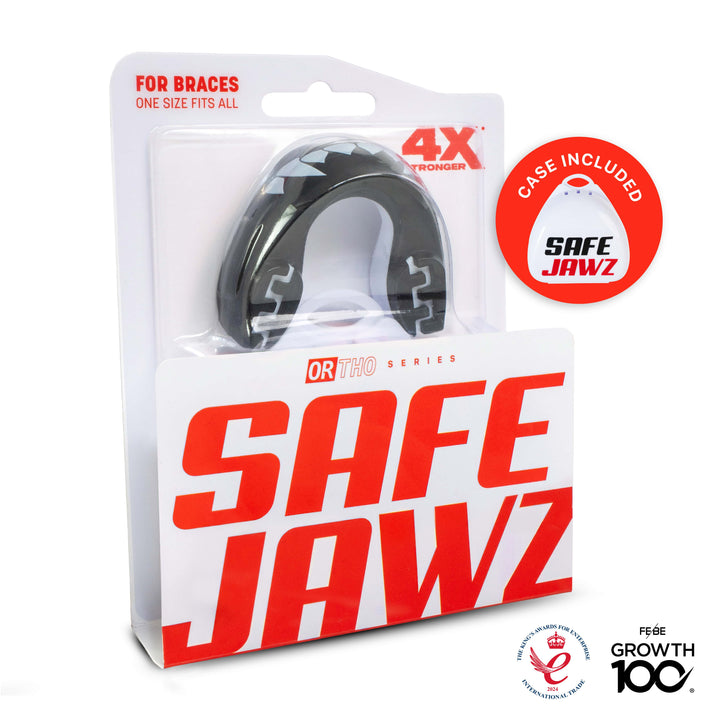 SAFEJAWZ® 'Fangz' Mouthguard for Braces.
