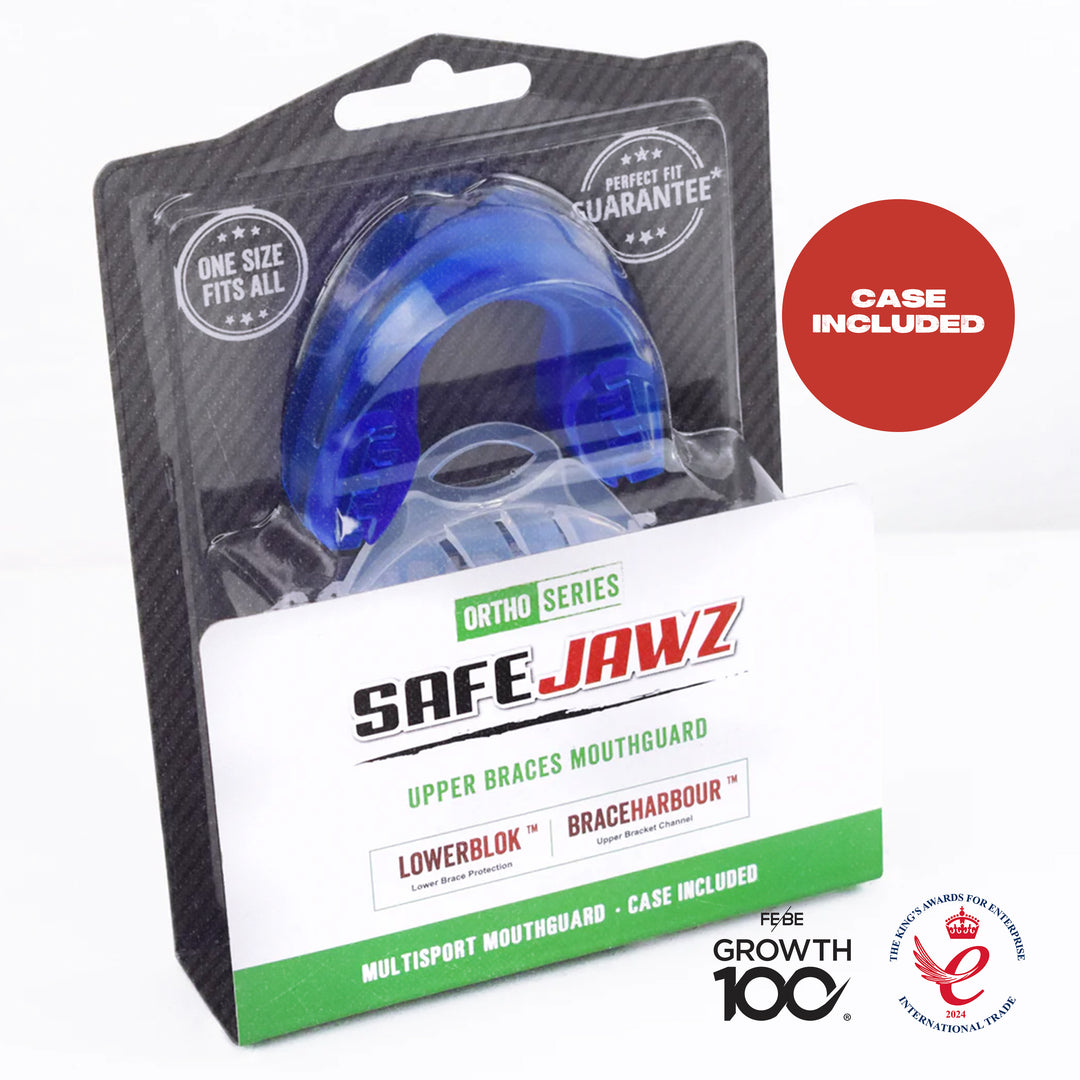 SAFEJAWZ® Mouthguard for Braces - Ice Blue