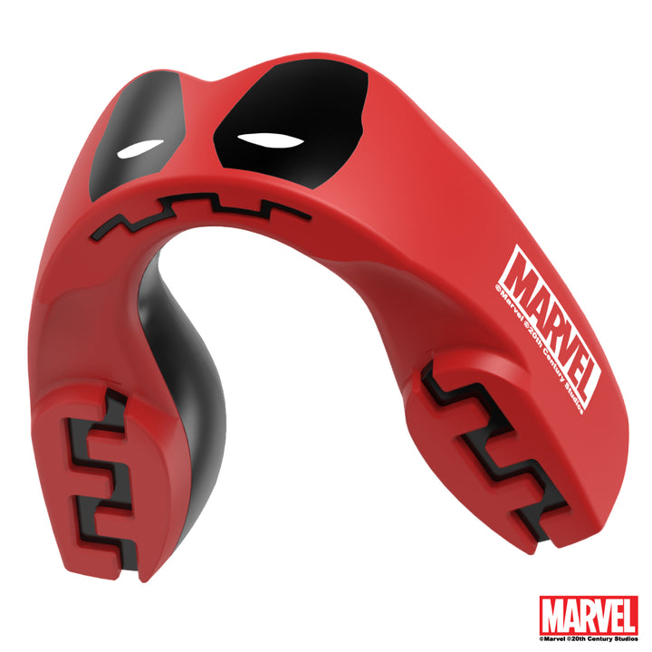 SafeJawz Marvel Deadpool Mouthguard Adults - Red