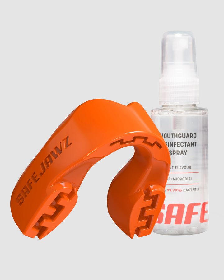 SAFEJAWZ Intro Series Mouthguard Bundle – Fluro Orange