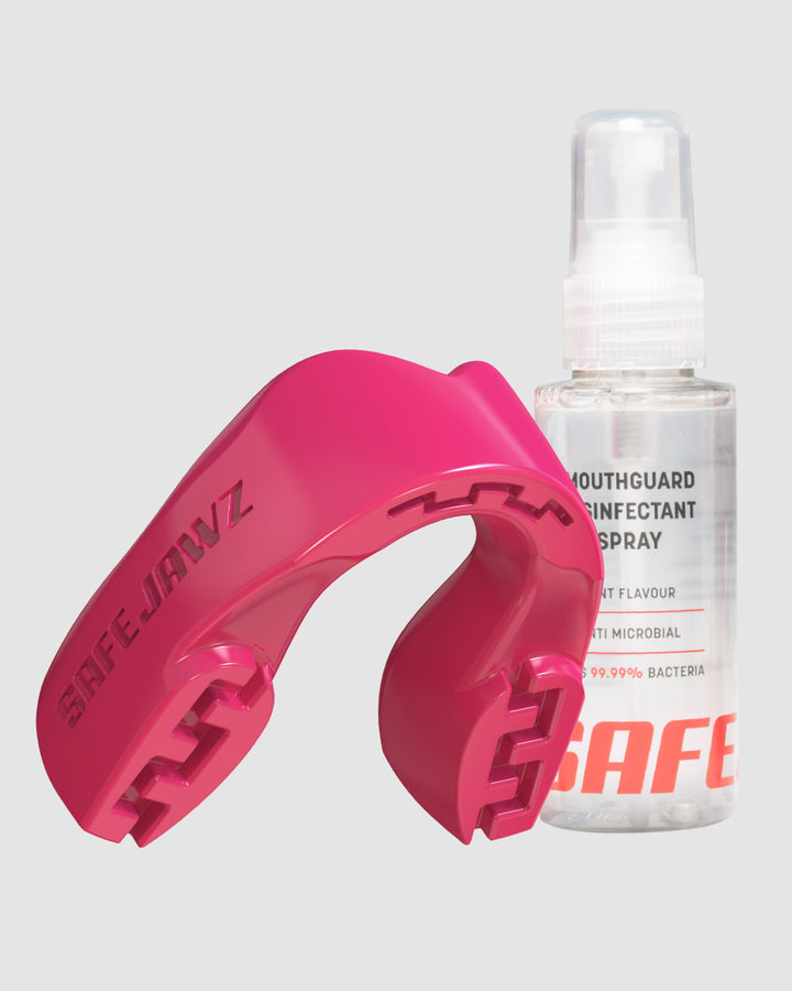 SAFEJAWZ Intro Series Mouthguard Bundle – Pink