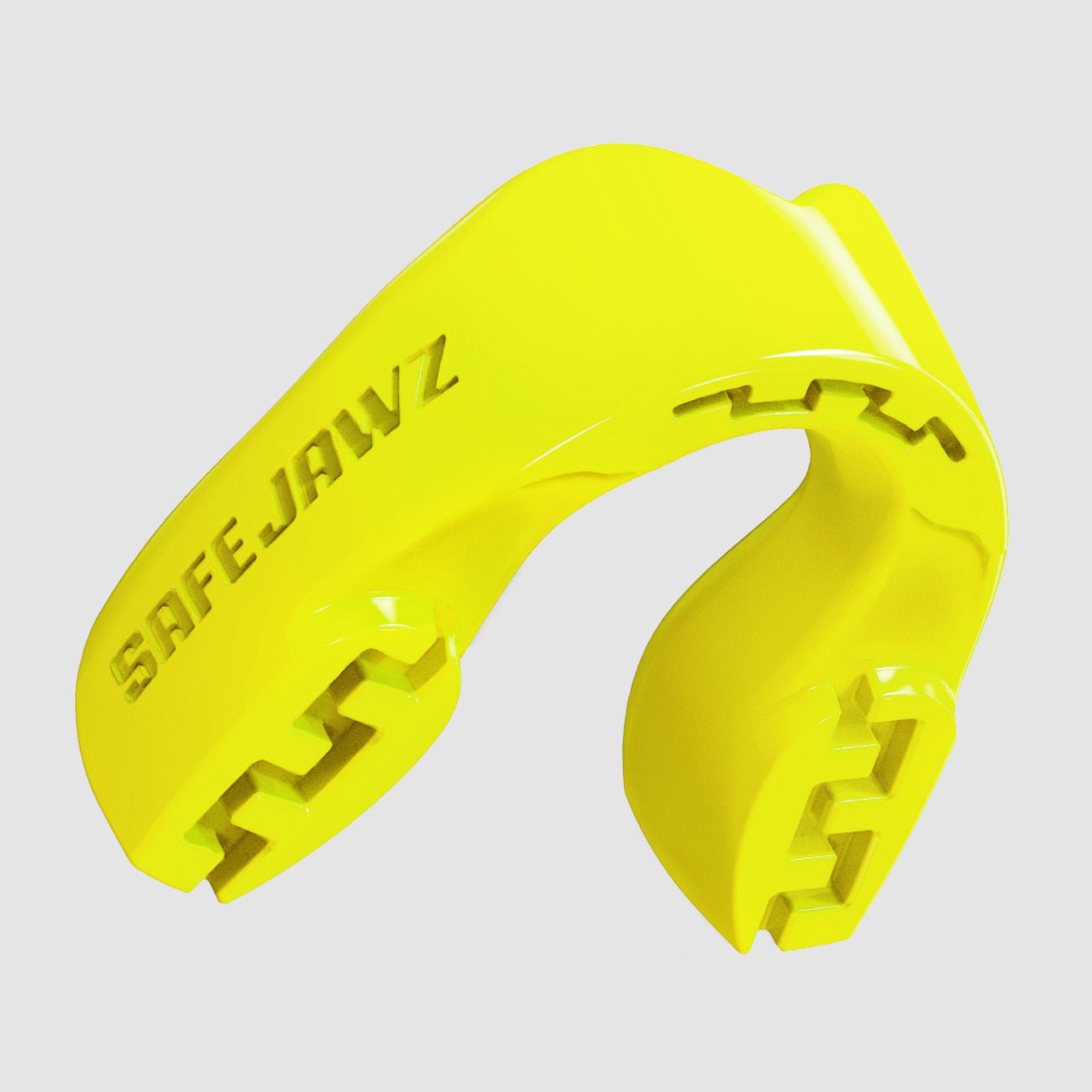 SafeJawz Intro Series Fluro Yellow Mouthguard
