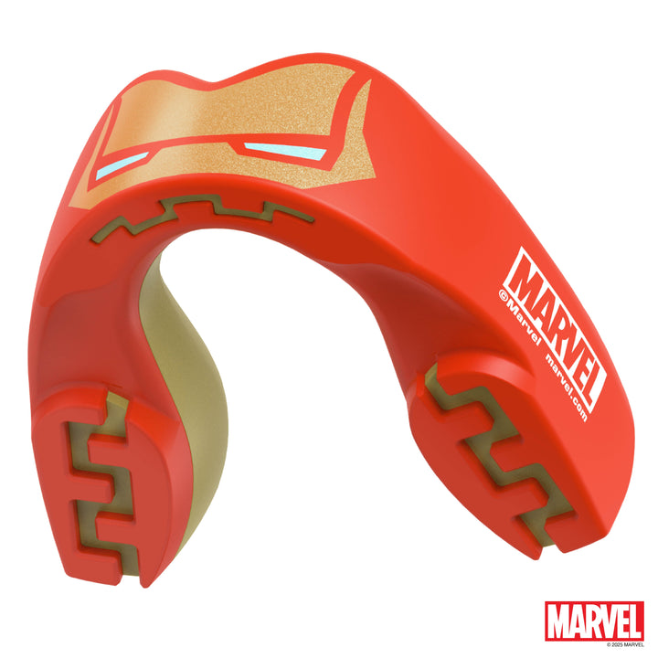 SafeJawz Marvel Iron-Man Mouthguard - Red