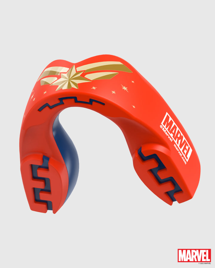 SafeJawz Marvel Captain Marvel Mouthguard - Red