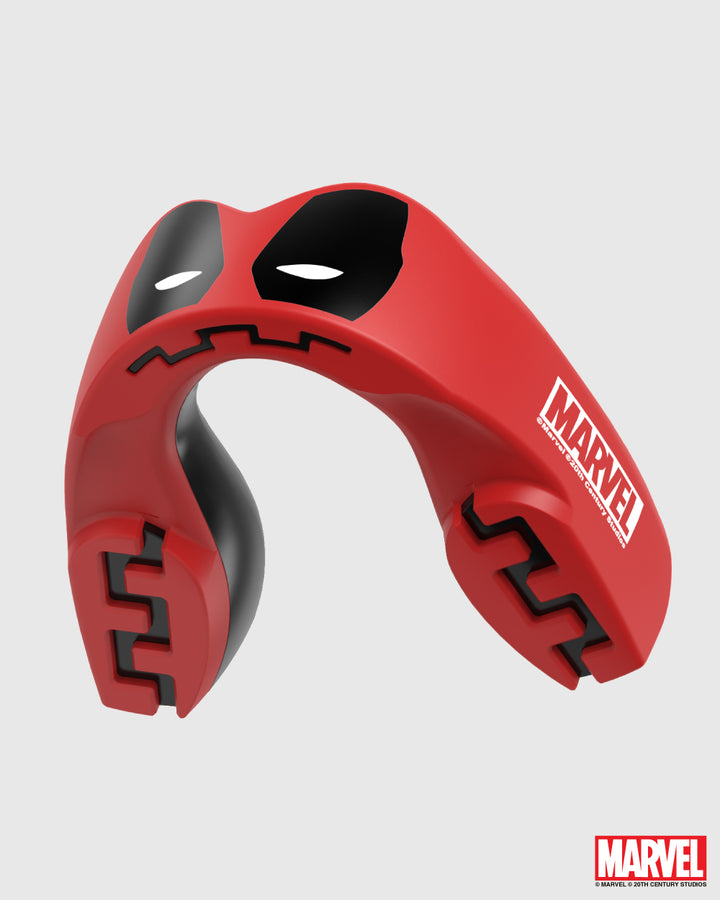 SafeJawz Marvel Deadpool Mouthguard Adults - Red
