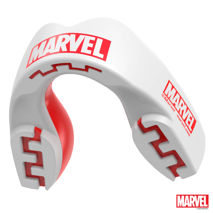 SafeJawz Marvel Logo Mouthguard - White